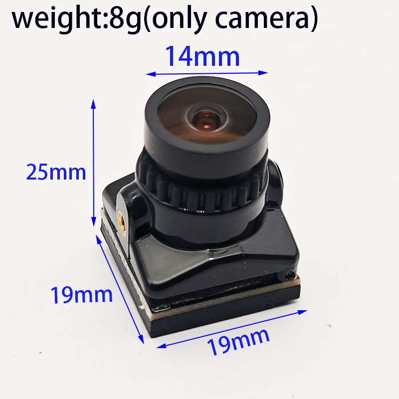 5,8G Cmos 1/1,8 1800TVL Mini FPV Kamera 2,1mm Objektiv Power 5V-40V – Bild 2