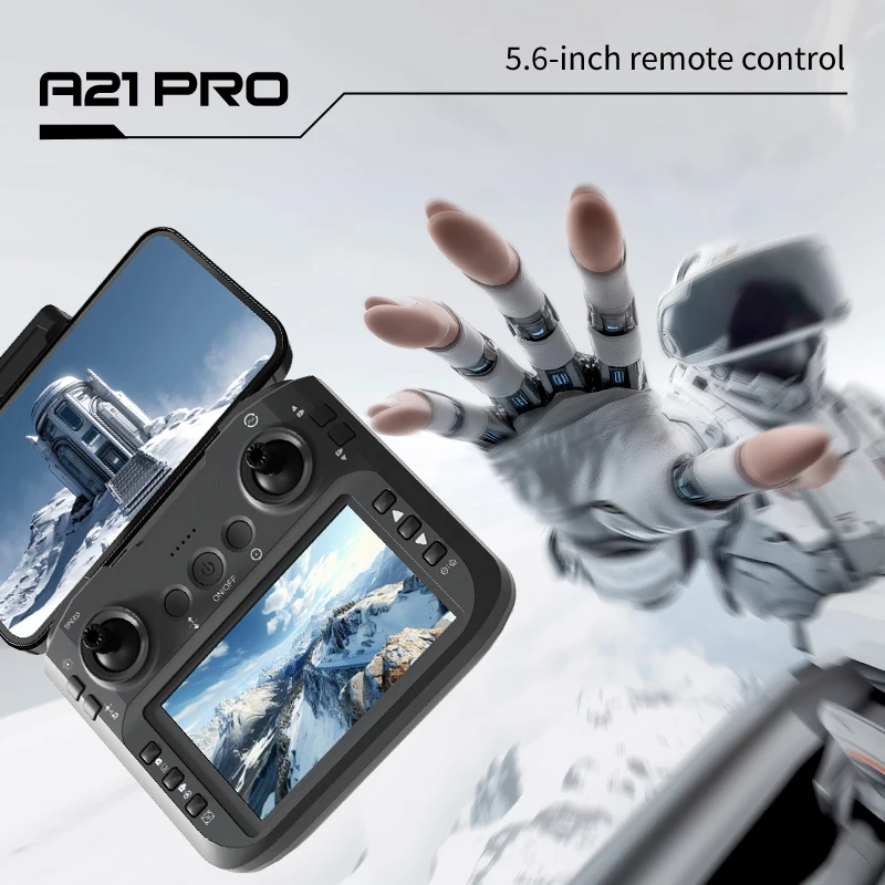 Heiße A21 Pro Drohne GPS 4K HD Kamera 5G FPV Quadcopter 3 Batterien – Bild 4