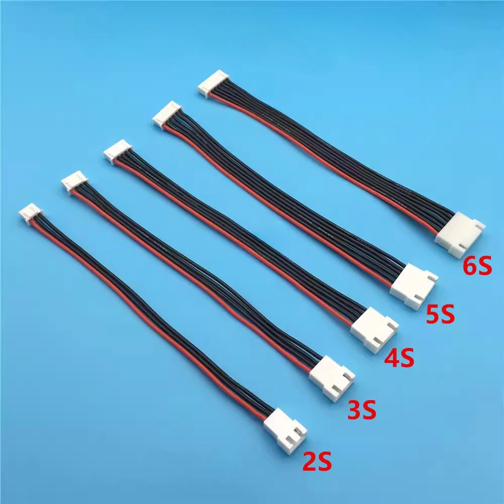 JST-XH 2s 3s 4s 5s 6s 7s 8s Lipo Batterie Balance Ladegerät Stecker Linie Verlängerung kabel Draht (5 Stück)