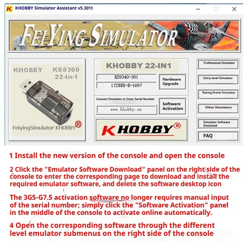 22-in-1 Phoenix6.0 G7 G8 Dongle FPV-Renn-Drohnen-Flugsimulator – Bild 4