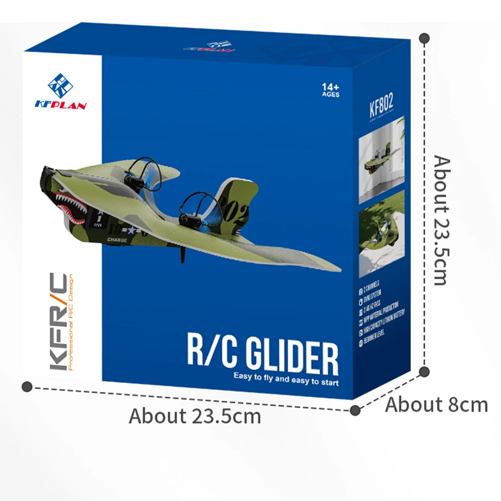 RC Flugzeug 800 801 802 Segelflugzeug 2-Kanal MPP Schaum Flugzeug – Bild 6