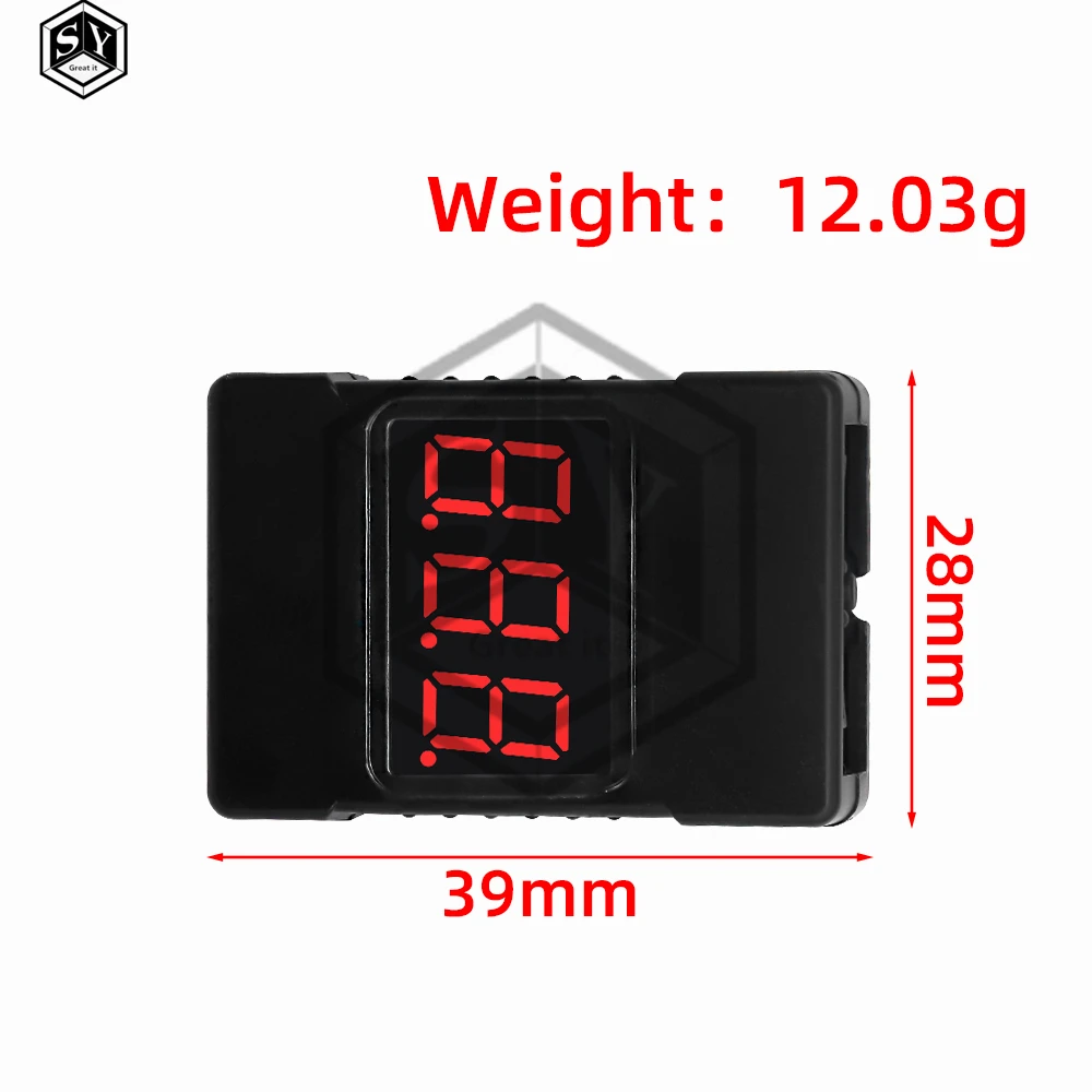 F00872 Lipo Batterie Spannungsprüfer Volt Meter Anzeige Checker Dual – Bild 5