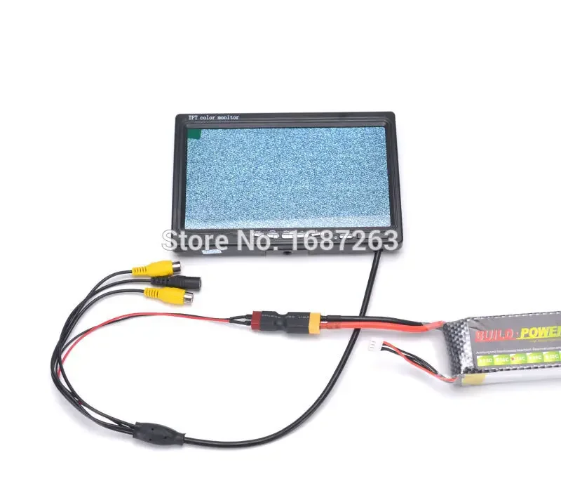 FPV 7 Zoll 7" Monitor LCD TFT 1024 x 600 Monitor Bildschirm Kein blau – Bild 6