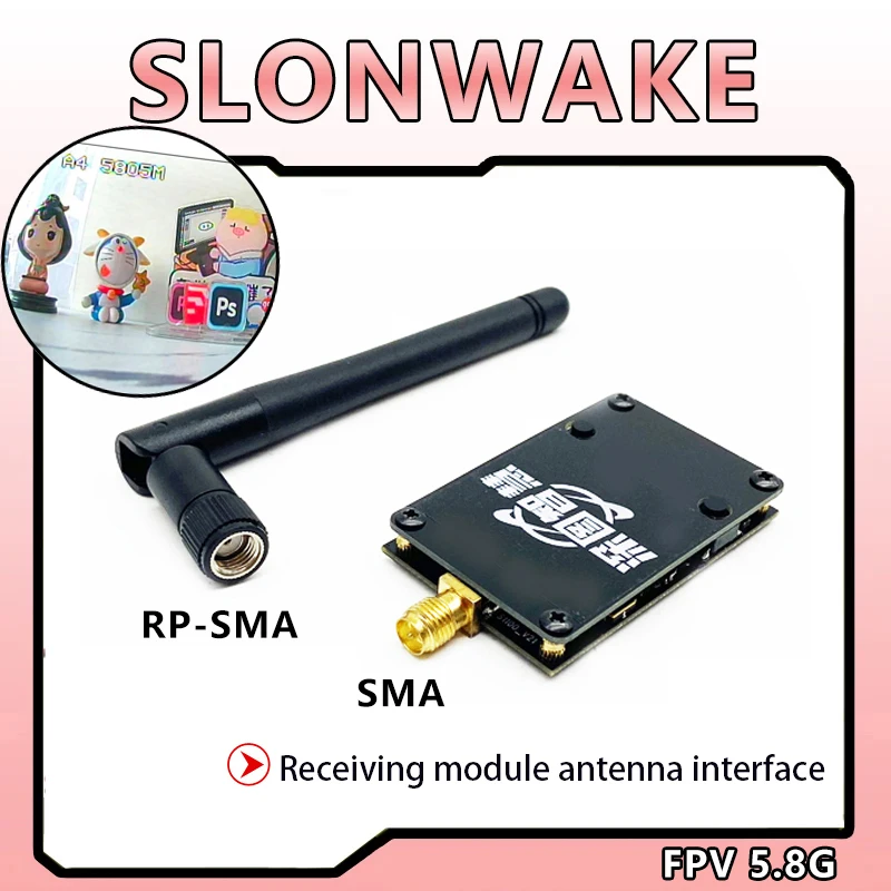 SLONWAKE 5.8G 56CH FPV UVC OTG-Empfänger - 720 x 480 Analogsignal, VR-kompatibel für Android-Telefone