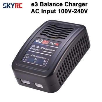 SKYRC e3 Ladegerät 2S 3S LiPo Akku Balance Ladegerät AC Eingang 100V-240V EU Stecker SK- 100081