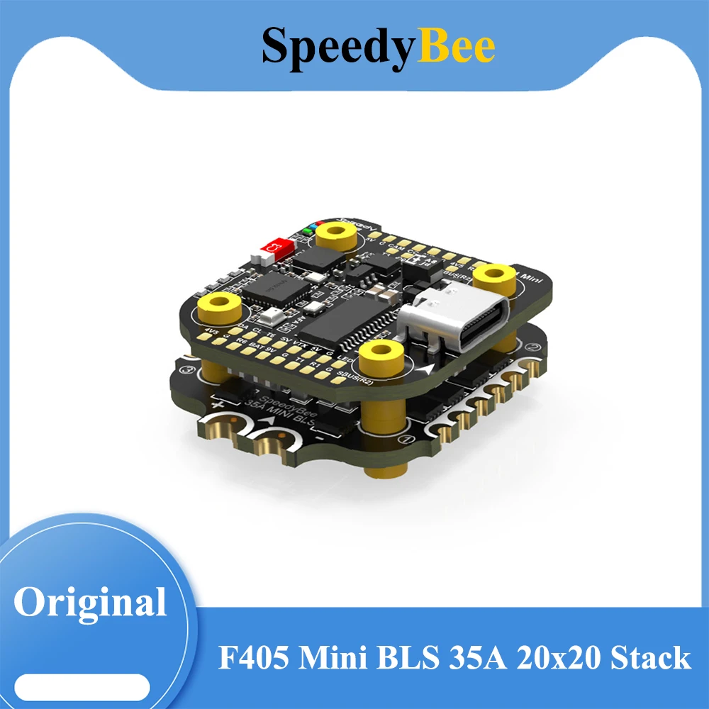 SpeedyBee F405 Mini BLS 35A 20x20 Stack F405 Mini Flugcontroller BLS 35A Mini V2 4-in-1 BLHeli_S J-H-40 ESC