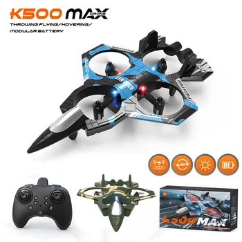 K500 MAX RC Plane Fighter 2,4 G Fernbedienung Stunt Glider 360 ° Rolling Flight Flying EPP-Schaumstoffflugzeug
