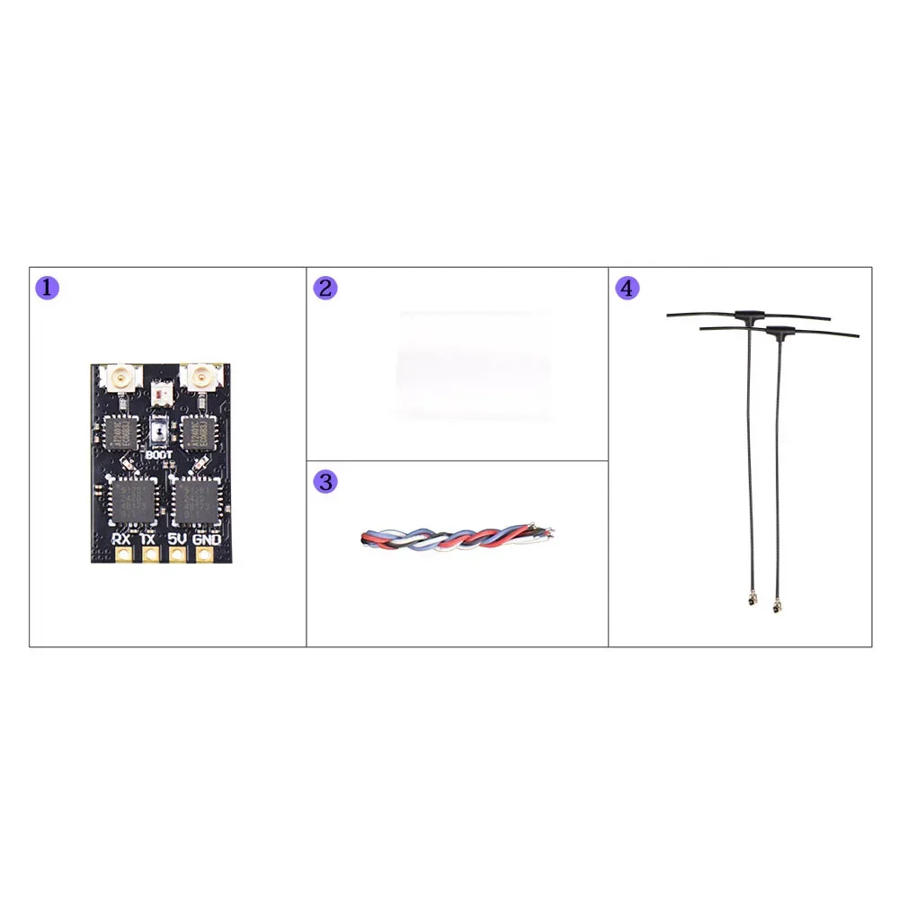 JHEMCU RP4-TD ELRS 2,4G Diversity-Empfänger ExpressLRS 2,4GHz für FPV – Bild 4