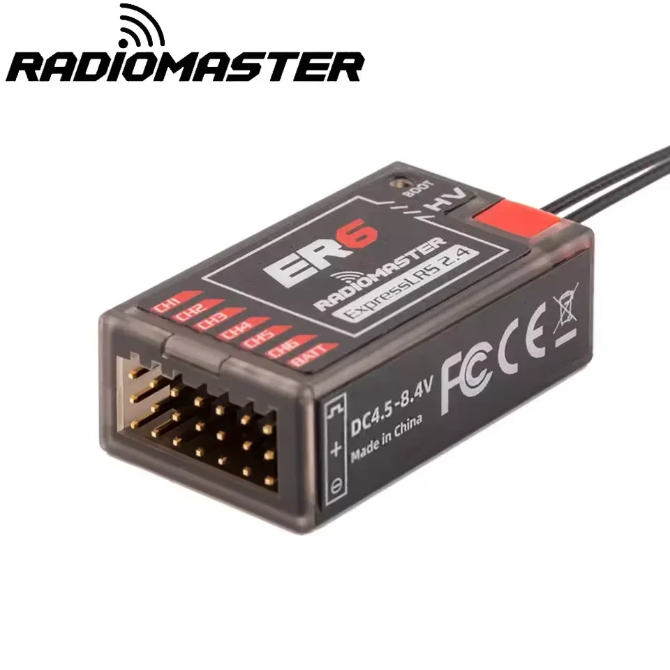 RadioMaster ER4 4CH ER6 ER6G ER6GV 6CH ER8 ER8G ER8GV 8CH 2,4GHz ExpressLRS ELRS Hochleistungs-PWM-Empfänger