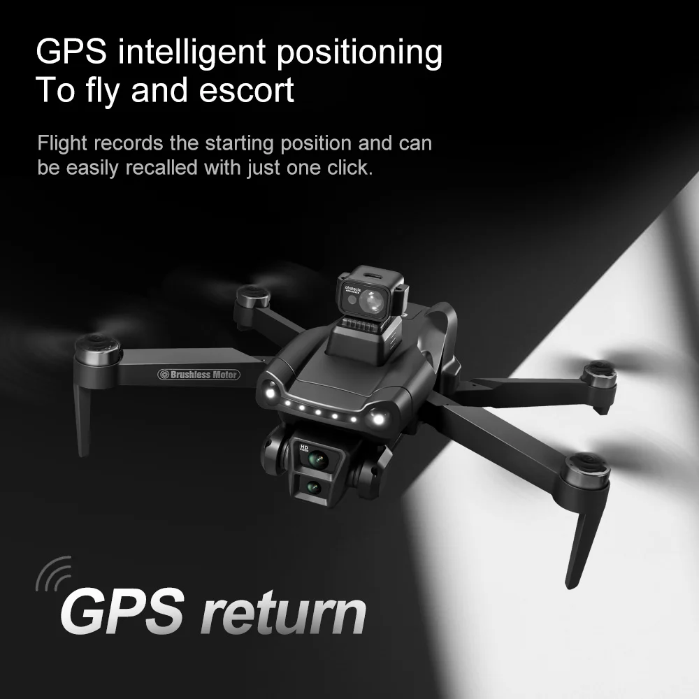 Brand+ V198MAX Faltbarer Quadcopter Doppelkamera 50X Zoom 90 ° – Bild 5