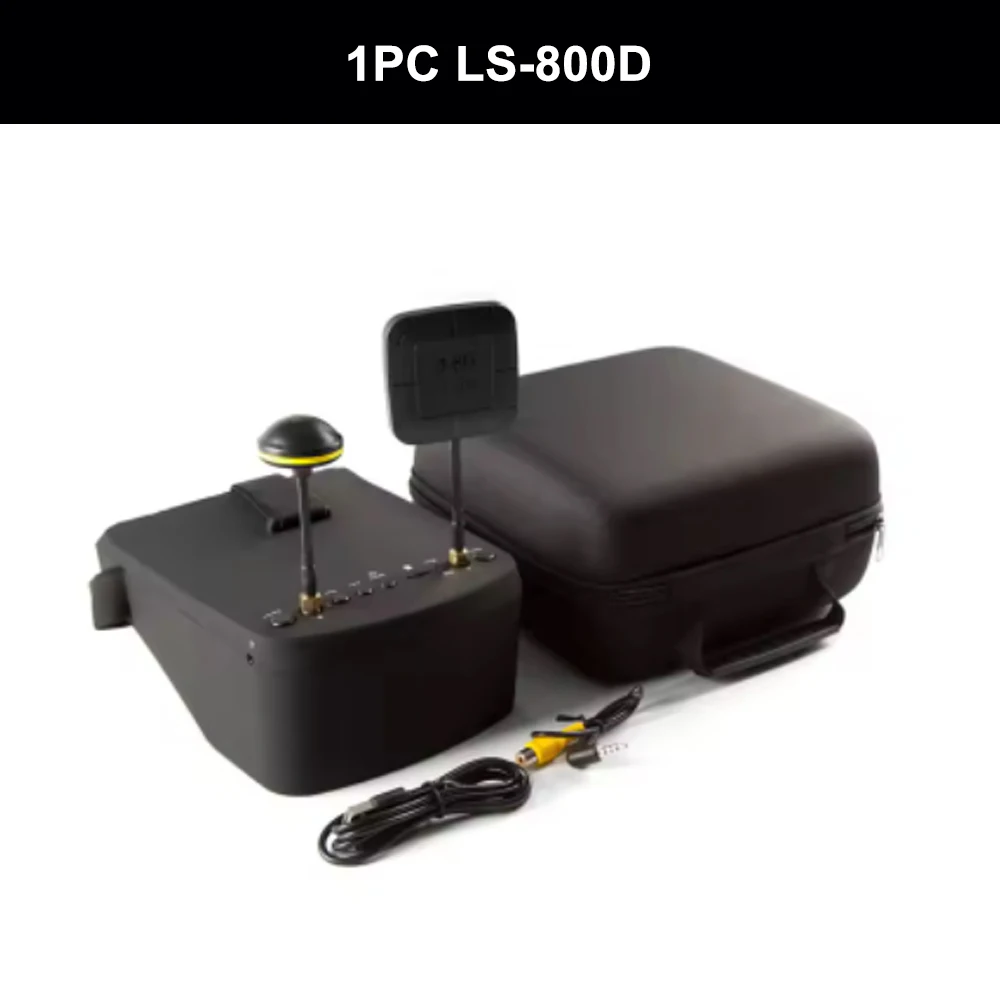 Lst LS-800D fpv brille ev800d 5,8g 40ch empfänger 5 zoll 800*480 lcd bildschirm video headset hd dvr divers