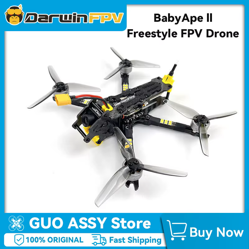 DarwinFPV BabyApe II Freestyle Digital/Analog Quadcopter 3,5 Zoll FPV Racing Drone