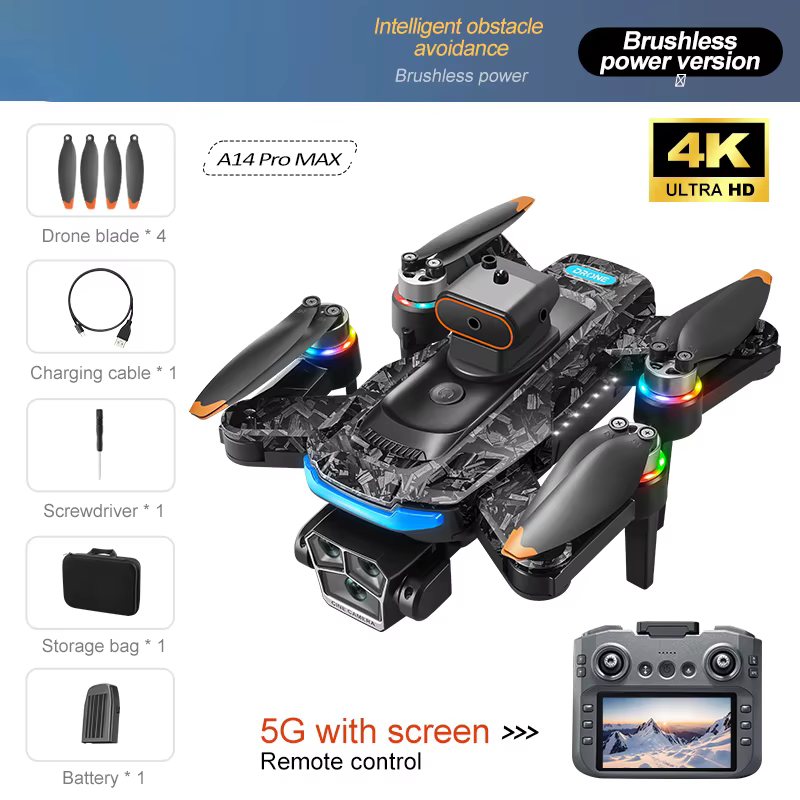 OnePlus A14 Pro Max GPS Bürstenloser 8K Dreifach-Kamera HD Optischer Fluss Intelligente Hindernisvermeidung