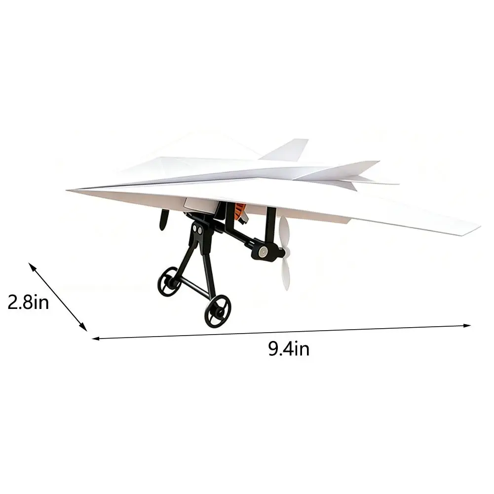 Ferngesteuertes Flugzeug DIY RC Papierflugzeug-Bausatz – Bild 6