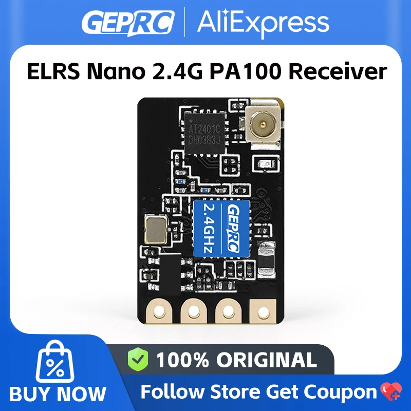 GEPRC ELRS Nano 2,4G PA100 Empfänger ExpressLRS 2,4G 100mW Zubehör Teile Basis Quadcopter FPV Freestyle RC