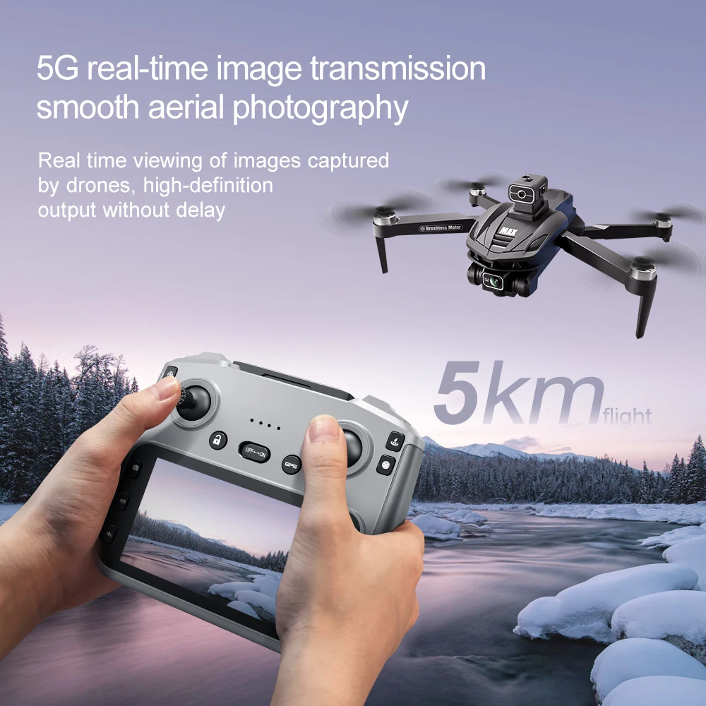 V168 Pro MAX GPS-Drohne Professionelle HD-Kamera 5G WIFI FPV – Bild 3