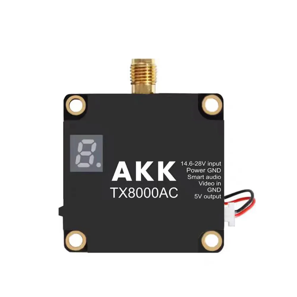 AKK FPV VTX TX8000AC Ultra-Langstrecken 80CH 8W 4.9G-6G – Bild 6