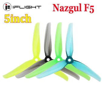 6 paar IFlight Nazgul F5/5140 5 Zoll 3 Blatt/Tri-blatt Propeller Kompatibel XING-E 2207 Motor für RC FPV