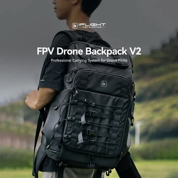 IFlight FPV-Drohnenrucksack V2, 540 x 380 x 220 mm, 35 Liter, großes Fassungsvermögen, PU-beschichteter
