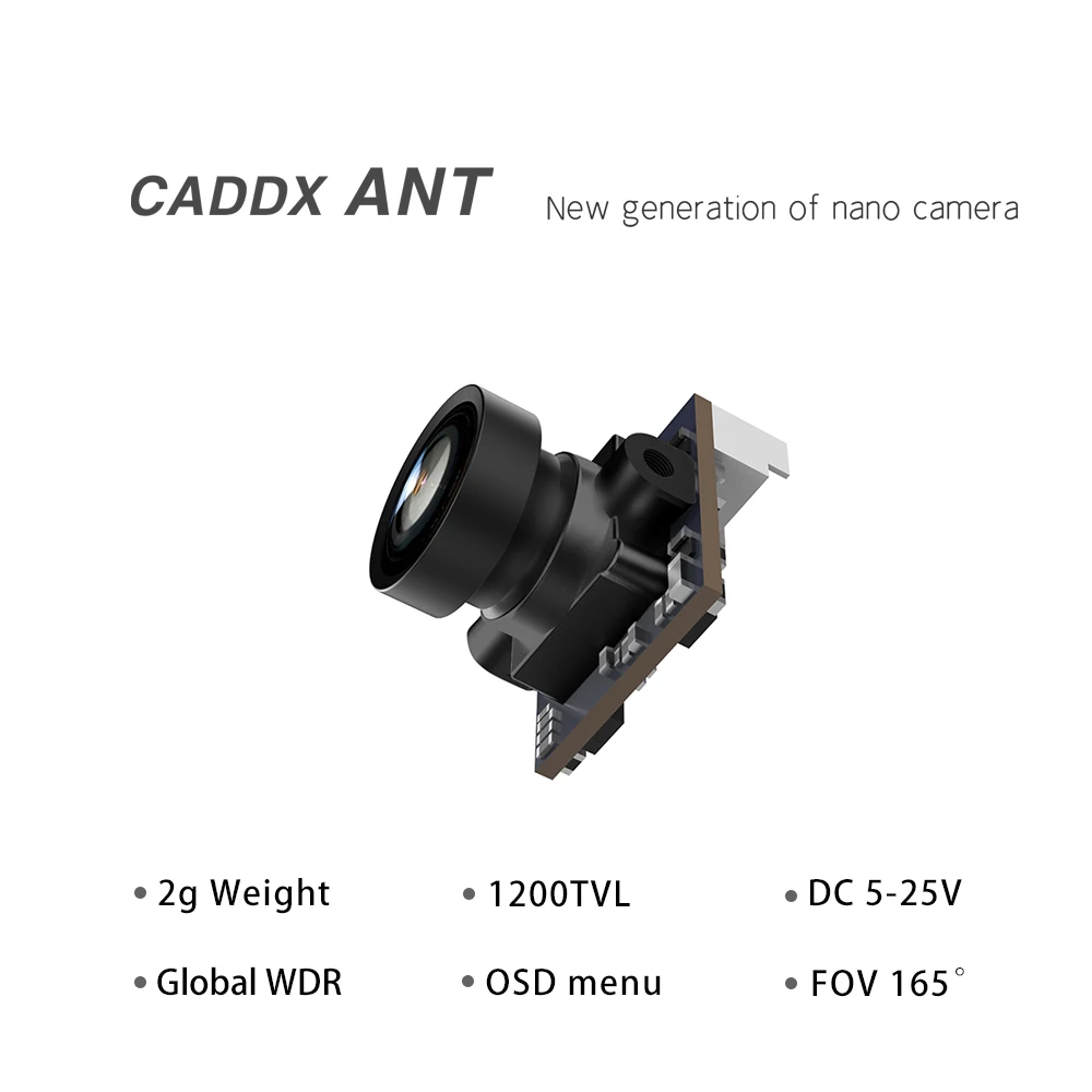 CADDX Ant FPV Kamera/Ant Lite Analogkamera (FPV Cycle Edition) 1200TVL – Bild 2
