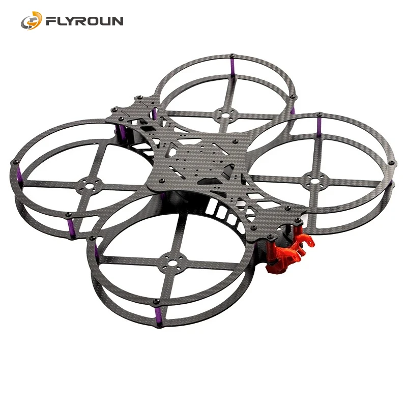 Flyroun 5-Zoll-Carbonfaser-FPV-Rennrahmen-Set für RC Drone FPV – Bild 4