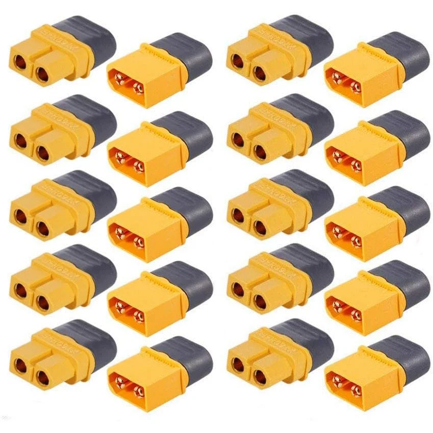 5/10 Paar XT60H-Anschlussstecker mit Mantelgehäuse, weiblich/männlich, XT60-Stecker für RC Lipo-Batterie