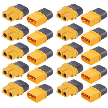 5/10 Paar XT60H-Anschlussstecker mit Mantelgehäuse, weiblich/männlich, XT60-Stecker für RC Lipo-Batterie