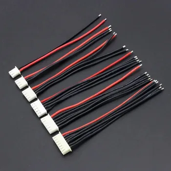 JST XH 1S 2S 3S 4S 5S 6S 7S Lipo Batterie Balance ladegerät Kabel IMAX B6 Stecker 22AWG Silikon (5 Stück)