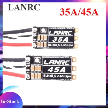 LANRC 45A 35A BLHeli_S ESC 2-6S Lipo Bürstenloser Elektronischer Regler mit LED-Licht Unterstützt