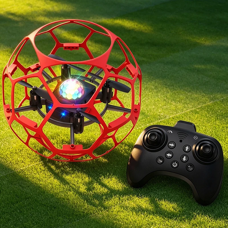 Z6 Mini-Drohne RC-Renn-Fußballdrohne 3D Vollschutz Druckhöhenregelung Bürstenlos 2,4G Fernbedienung Quadcopter