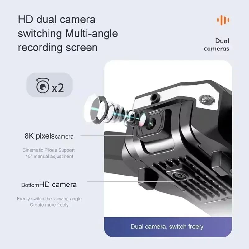 S6 GPS-Drohne mit Professioneller HD-Kamera, Optischem Fluss, 5G – Bild 5