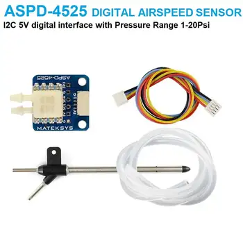 MATEK ASPD-4525 DIGITALER LUFTGESCHWINDIGKEITSSENSOR 4 ~ 6 V DC für F405-WING F411-WING F722-Wing Flight