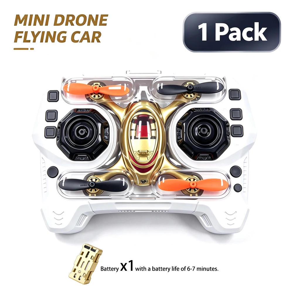 RC Kamera Fliegendes Auto 2,4GHz Mini Drohne Ferngesteuerter Quadcopter Kamera Foto Video Kinder Outdoor RC