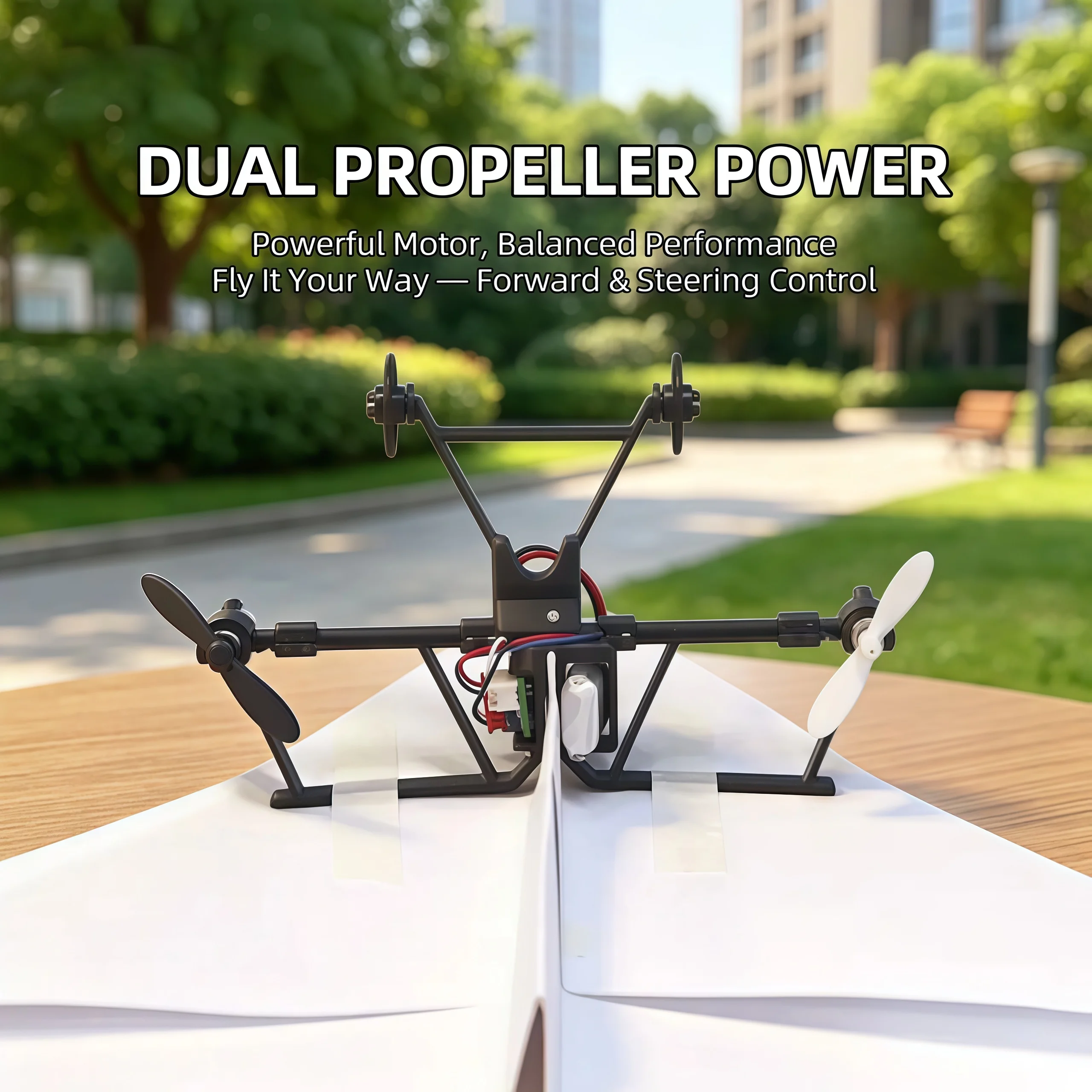 RC Papierflugzeug Elektrisches DIY RC Papierflugzeug-Set Faltbares – Bild 5