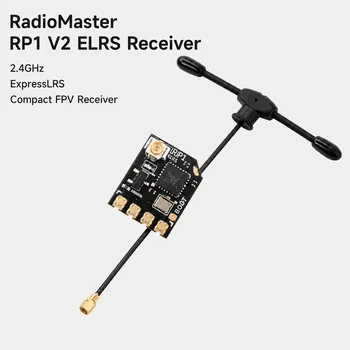 RadioMaster RP1 V2, 2,4GHz ExpressLRS Empfänger, 2,2g Nano RX 10mW Telemetrie WiFi-Update für FPV-Renndrohnen