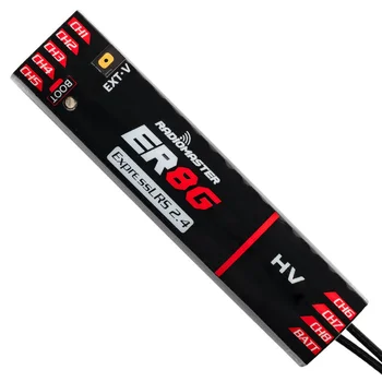 RadioMaster ER8G & ER8GV 2,4GHz ELRS PWM-Empfänger für Flugzeuge oder Segelflugzeuge