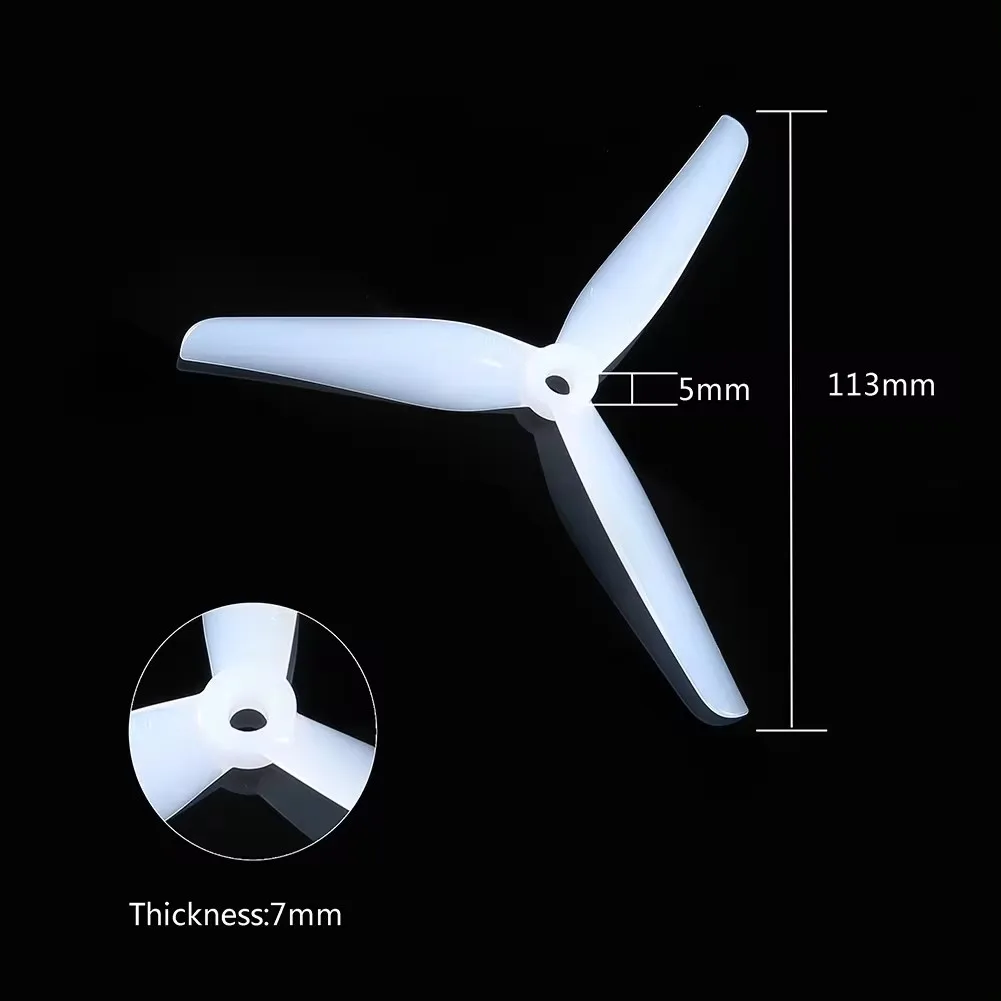 HQPROP Ethix P3 Propeller 5130 Ethix P4 5.1x4x3 5140 5 Zoll (8 Stück) – Bild 3