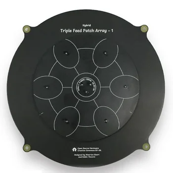 150 mm Triple Feed Patch SMA 5,8 GHz 14DBi Pagodenarray FPV-Antenne Bildsender Flachbildantenne für FPV-Drohne