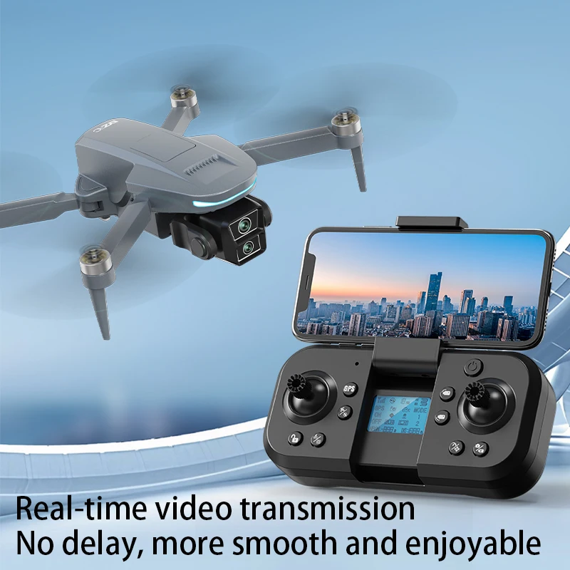 L200 MAX Lenkgetriebe 4K Professionelle HD Dual-Kamera GPS-Drohne 360 – Bild 3