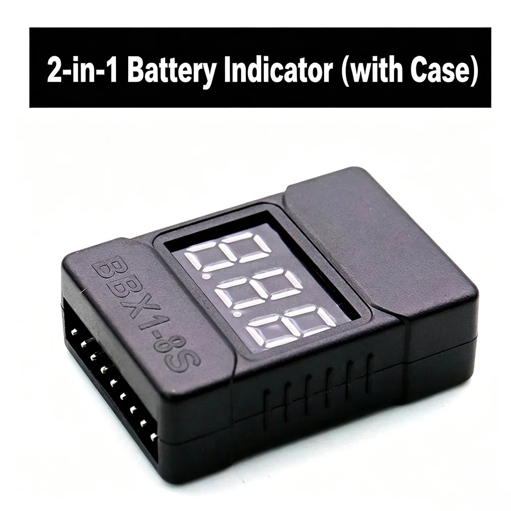 1-8S BBX1-8S 2-in-1 Lipo-Akku-Spannungsprüfer mit Unterspannungsalarm – Bild 4