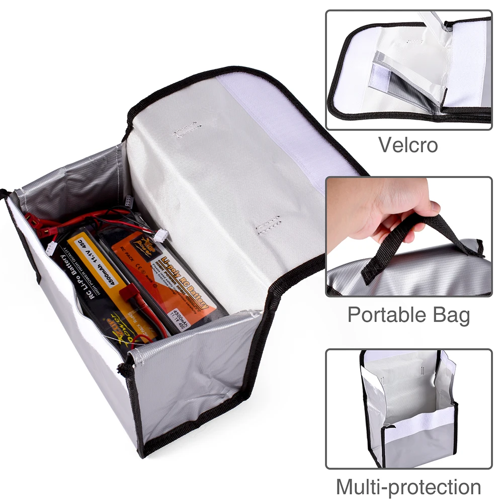 Lipo-Tasche, feuerfeste Schutzbatterie, sicher – Bild 4