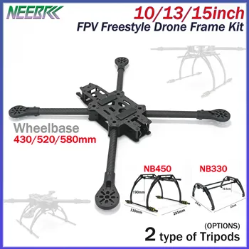 NEEBRC 10/13/15 Zoll FPV Freestyle Frame Drohnen-Kit 430mm 520mm 580mm Radstand Carbonfaser-Rahmen Quadcopter