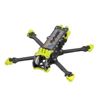 FlyFishRC Volador VX3.5 Kohlefaser-Rahmensatz 3,5 Zoll kompatibel mit O4 Pro Air Unit für FPV RC Freestyle