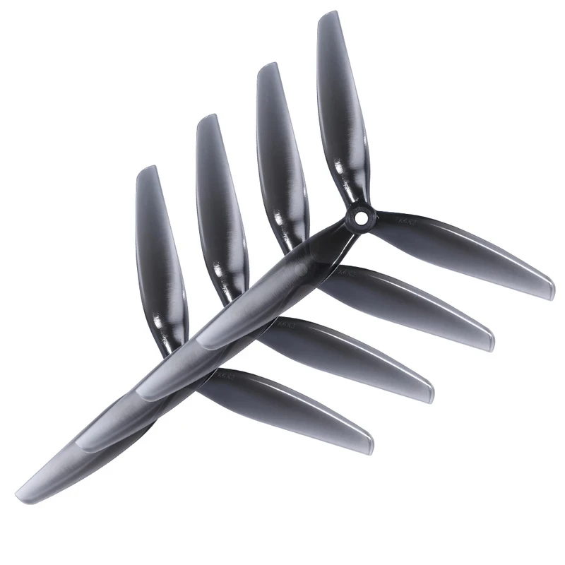 2/4/6/8/10 Paar HQProp 7X4X3 7040 7 Zoll 3-Blatt-/Tri-Blatt-Propeller – Bild 3