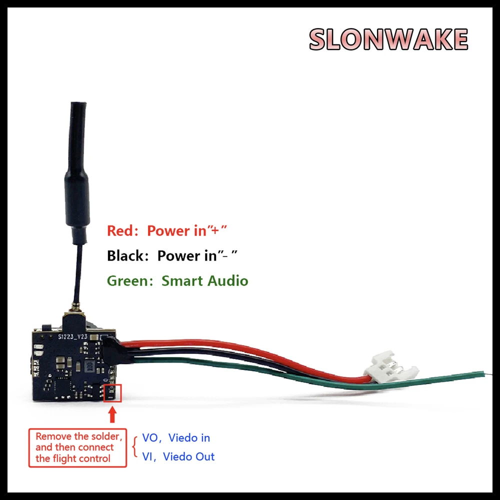 Spotter Micro FPV AIO Kamera 5.8G FOV120 ° 1200TVL Videosender 48CH – Bild 5