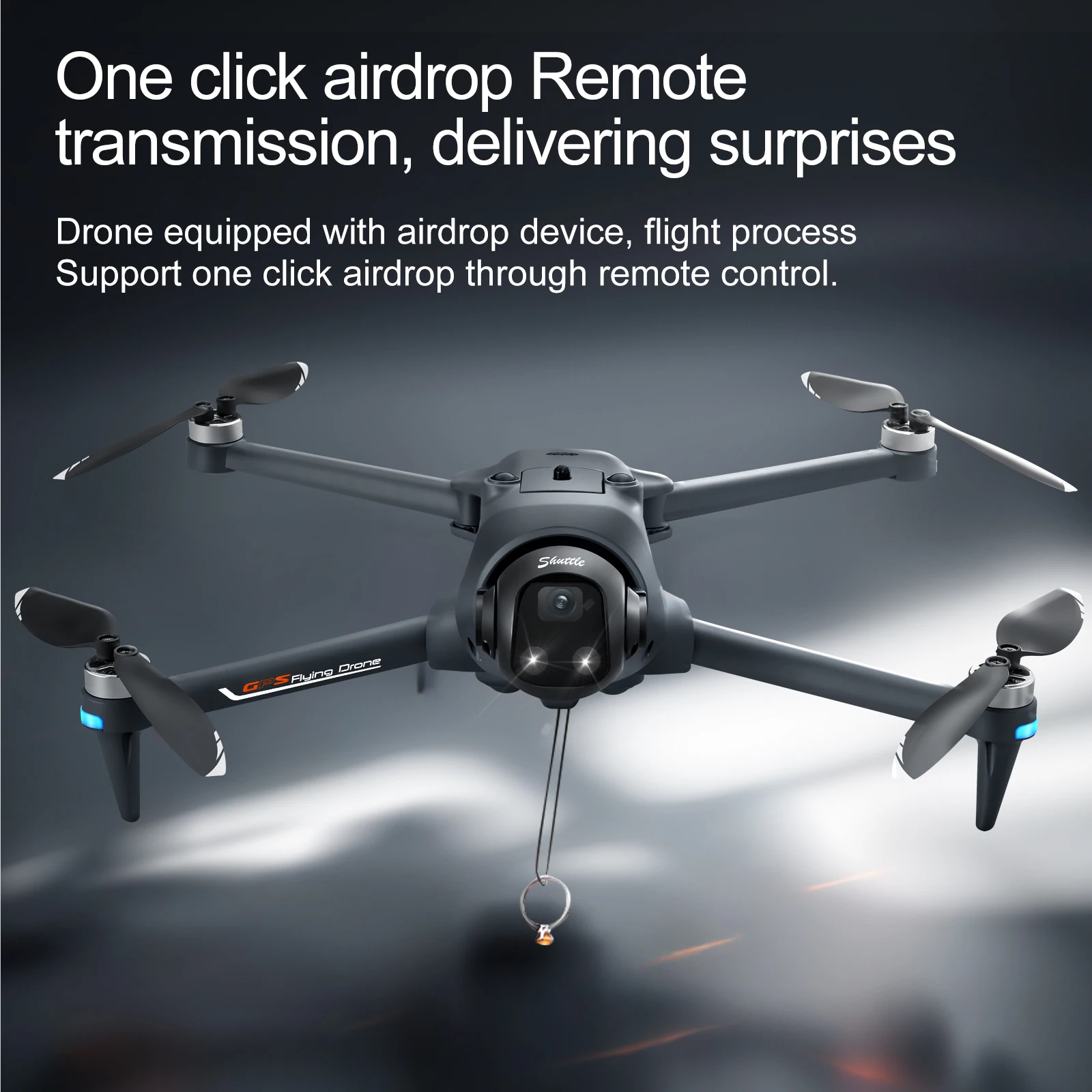 YL059 FPV GPS Quadcopter Drohne Doppelkameras Ausdauerbar – Bild 4