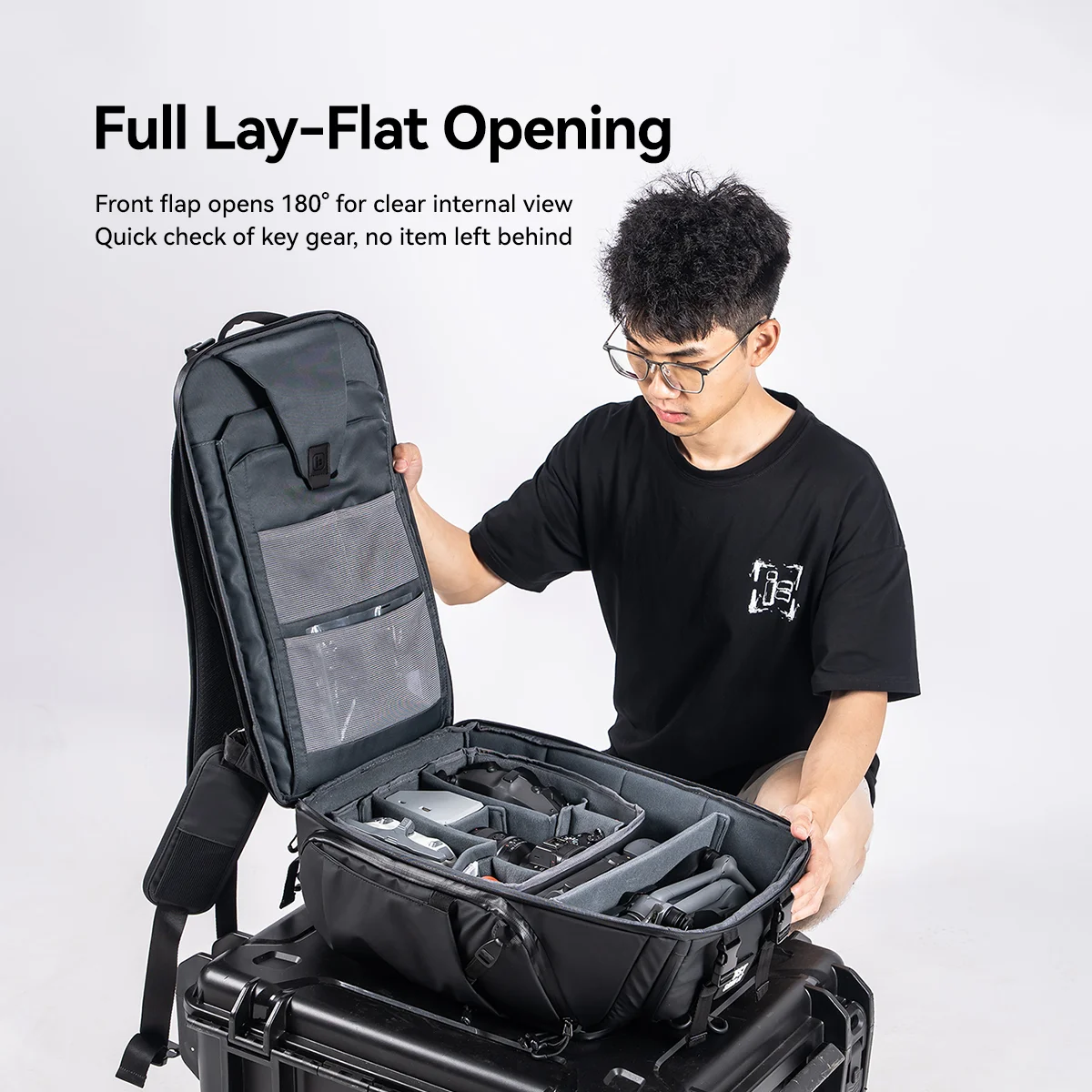 FPV-Drohnen-Rucksack V2, 540 x 380 x 220 mm, 35 Liter Volumen – Bild 6