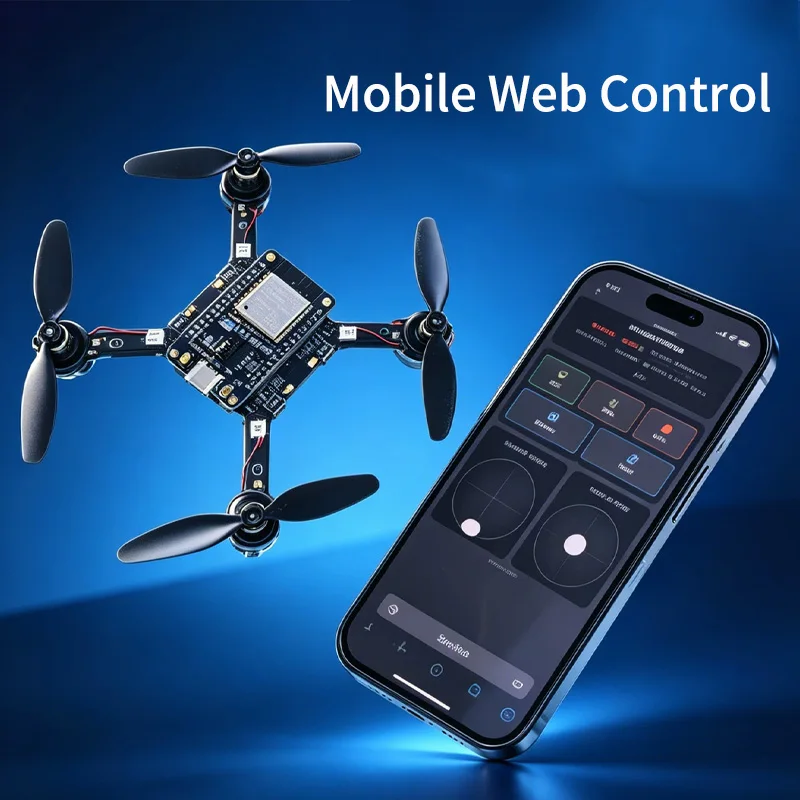 Xinwei E1 Open-Source Mini-Drohne ESP32 DIY Selbstbau-Quadcopter – Bild 3
