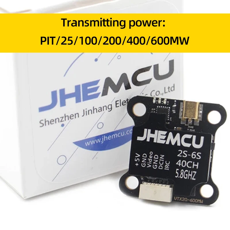 JHEMCU VTX20-600 5,8G 40CH FPV VTX Bild Sender – Bild 6