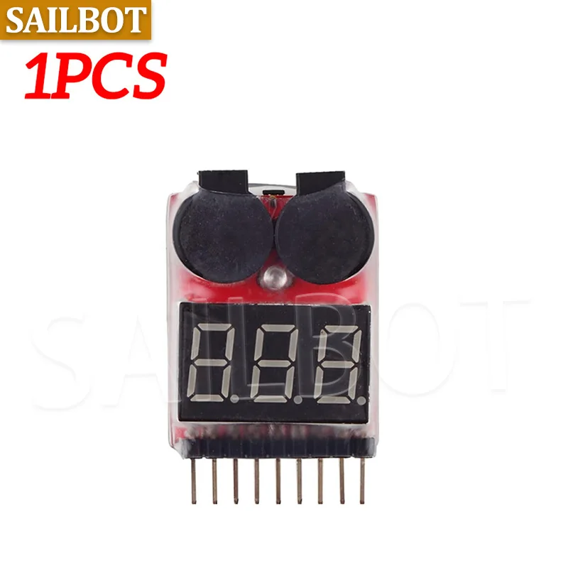 1-8S BBX1-8S 2IN1 Lipo Batterie Spannung Tester/Niederspannung Summer Alarm/batterie Spannung Checker Dual
